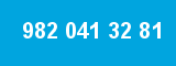 982 041 32 81 982 041 32 81